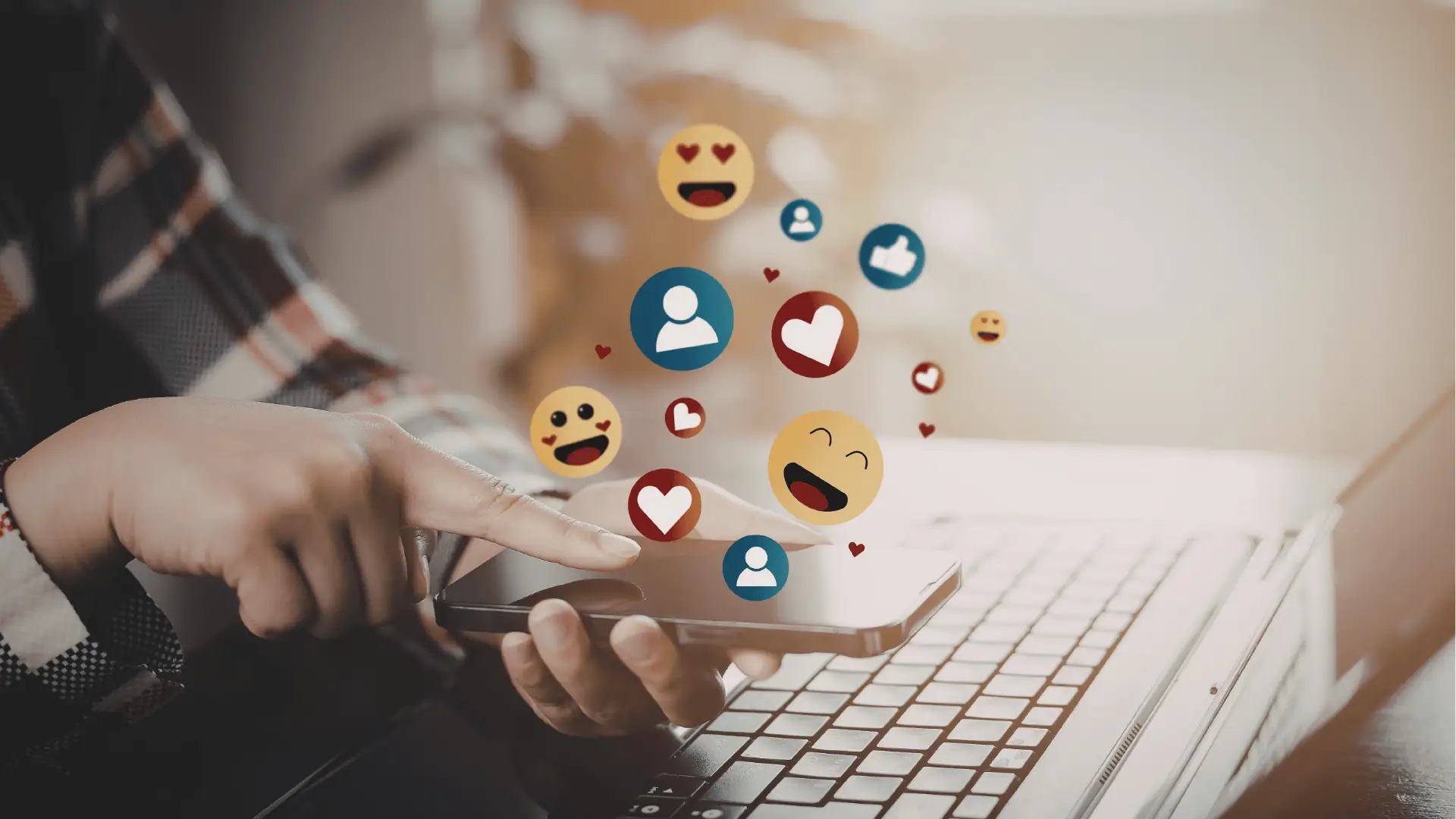 A team collaborating on social media content approvals.