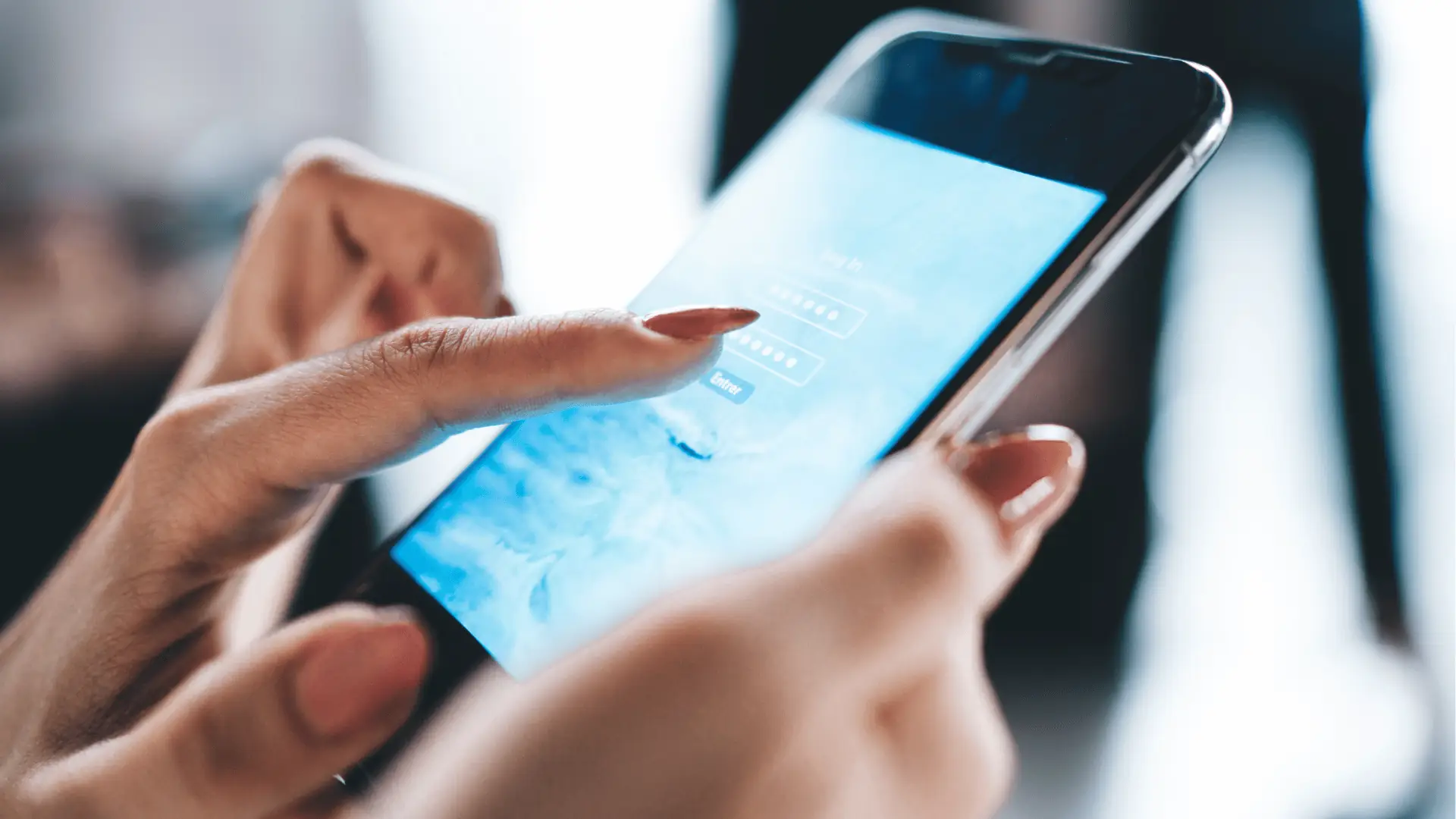 Close up of social media mentions and alerts on a laptop screen