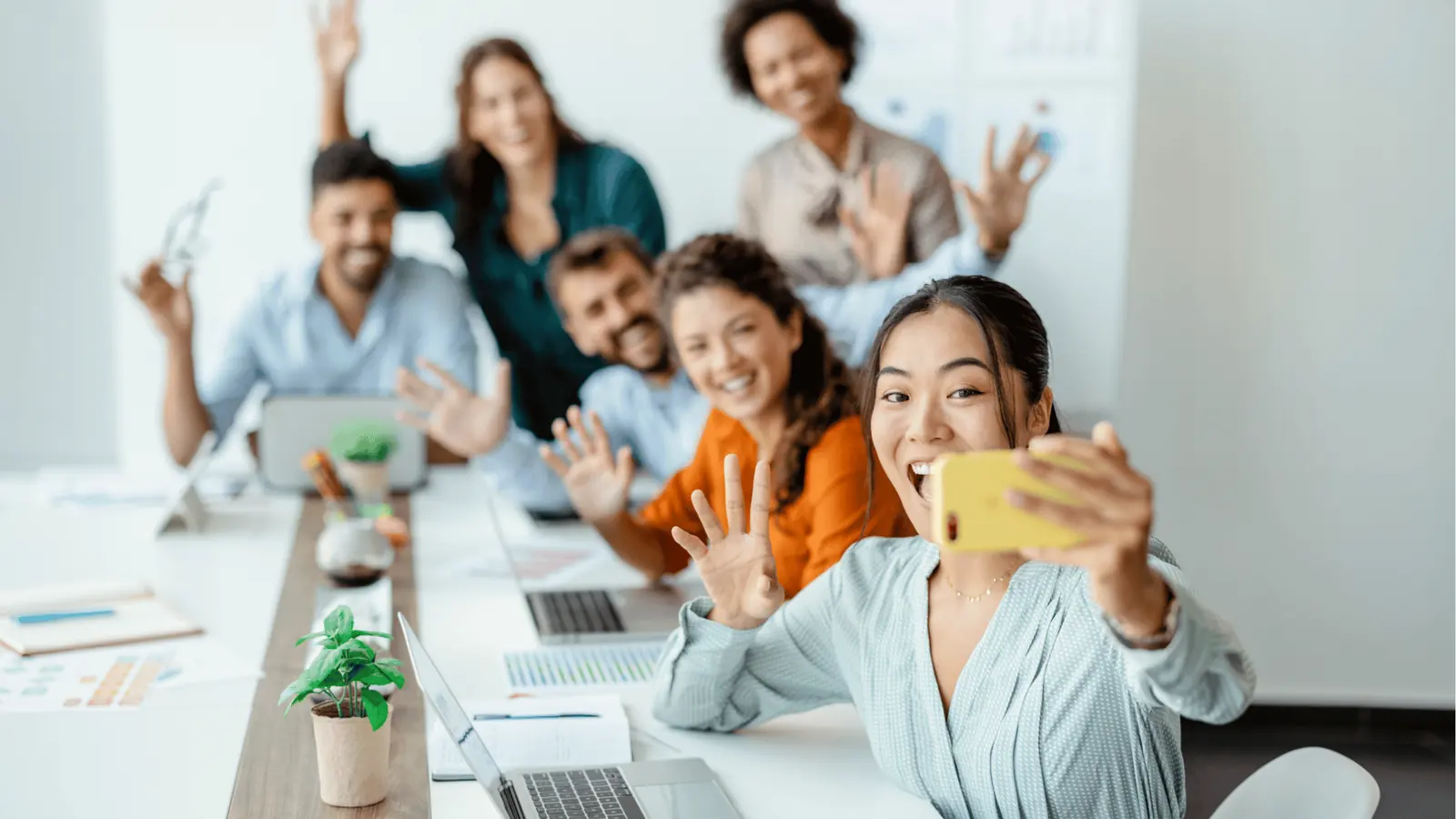 Enterprise social media team reviewing where ai and automation actually help in a collaborative workspace