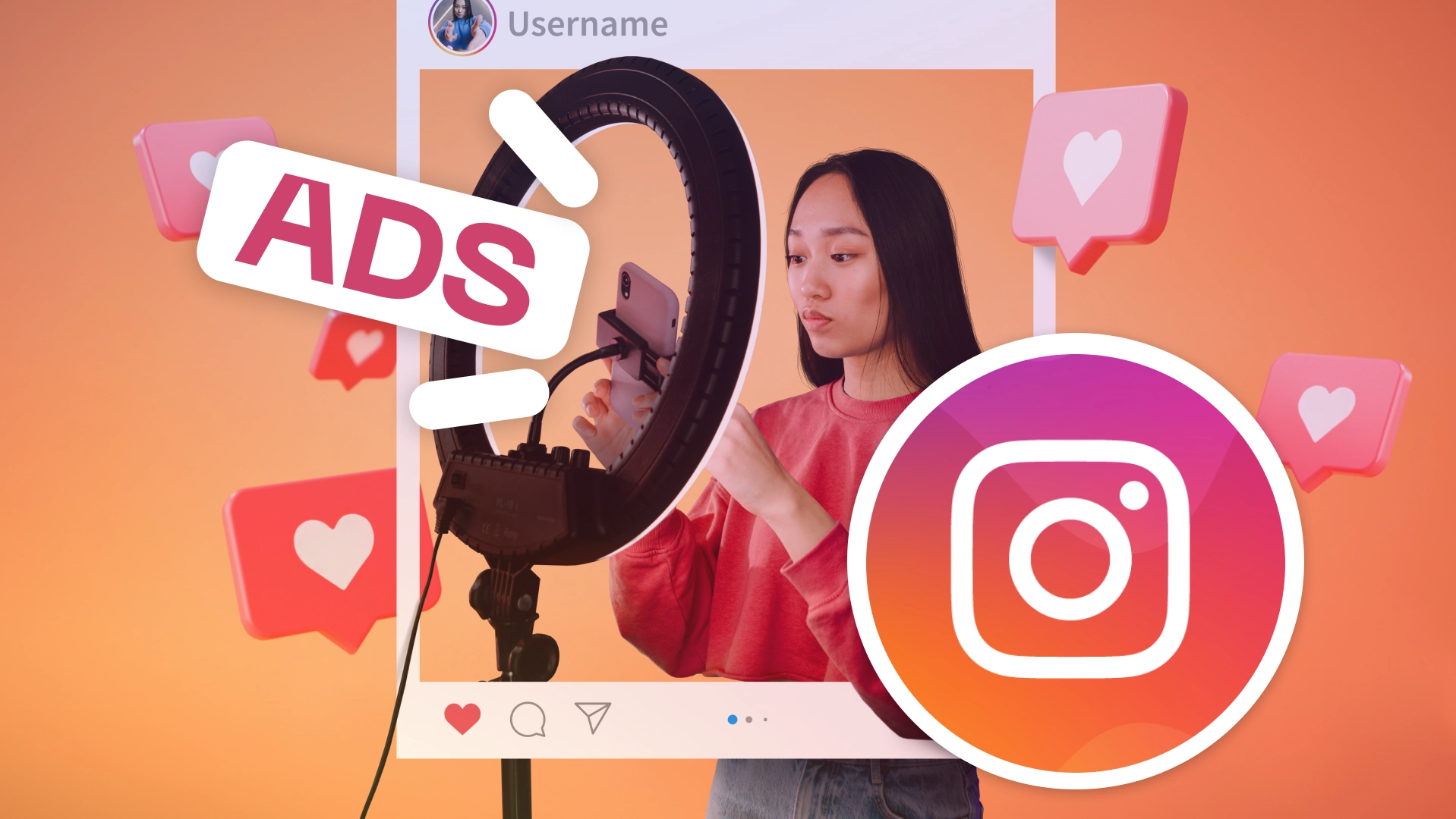 Instagram ad formats shown for campaign testing