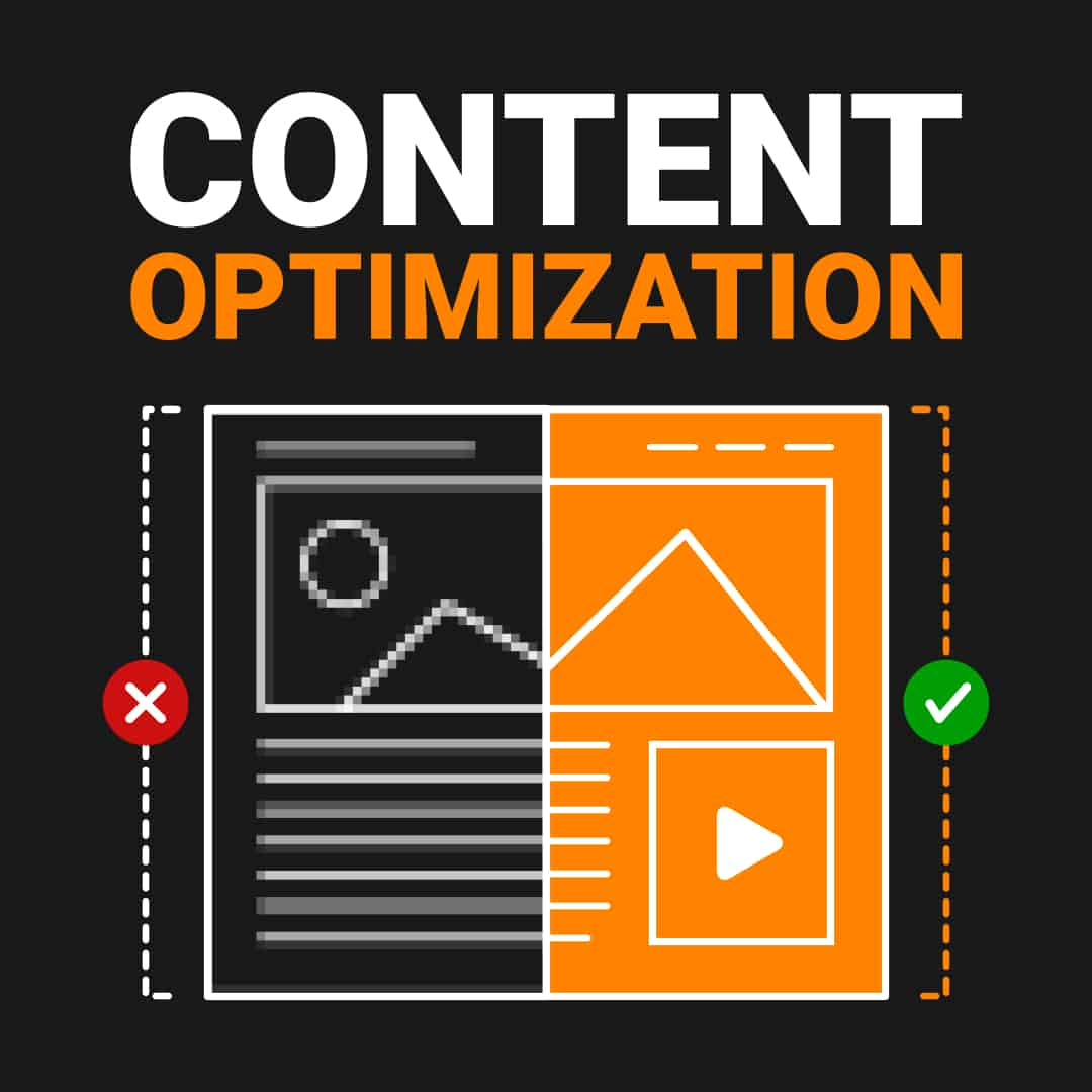 Content optimization board with post timing and targeting notes